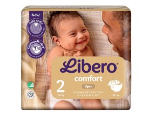Libero Comfort - Pannolino Per Bambini Taglia 2 3-6 Kg 34 pannolini