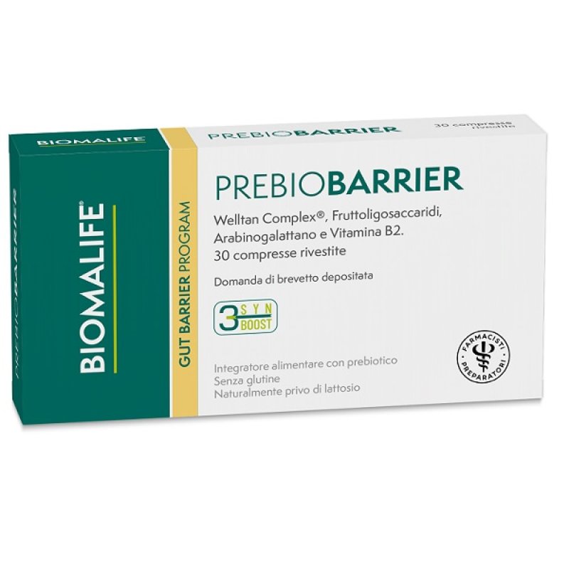 Prebiobarrier 30 compresse rivestite - integratore con probiotici e prebiotici Prebiobarrier 30 compresse rivestite - integratore con probiotici e prebiotici