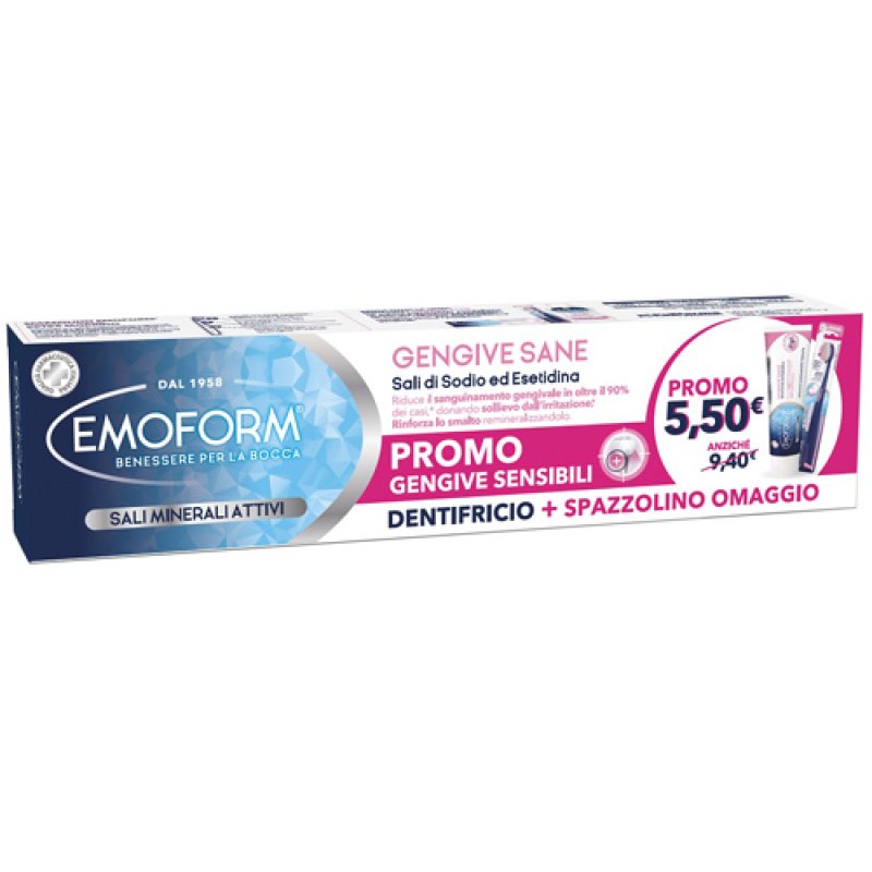 Emoform Gengive Sane 100 ml – dentifricio per gengive sensibili e sanguinanti Emoform Gengive Sane 100 ml – dentifricio per gengive sensibili e sanguinanti