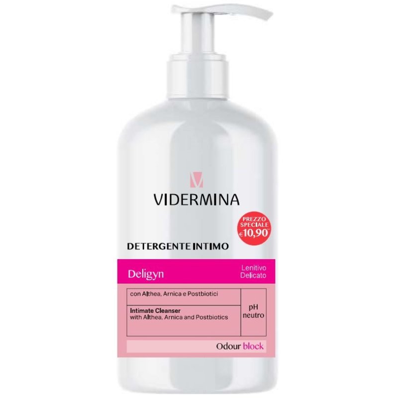 Vidermina deligyn detergente intimo delicato a pH neutro 500 ml Vidermina deligyn detergente intimo delicato a pH neutro 500 ml
