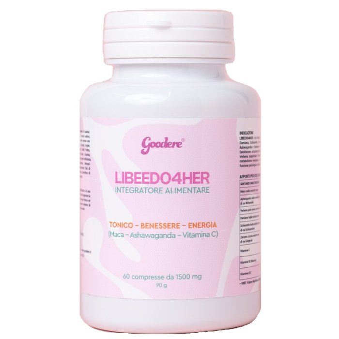 Goodere Libeedo 4 Her 90 g &ndash; integratore per energia e desiderio femminile 60 compresse