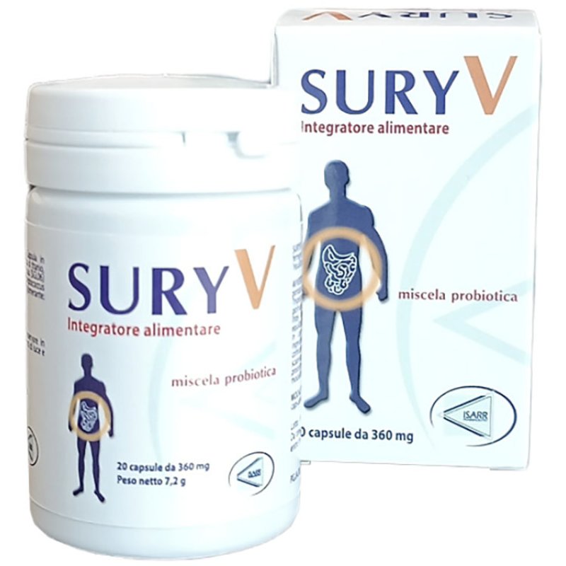 Suryv 20 Capsule ISARR Integratore Alimentare per il Benessere Generale dell&rsquo;Organismo