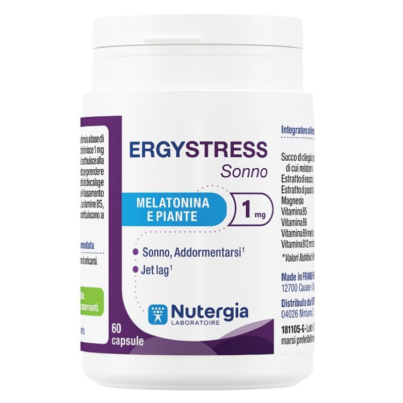 Ergystress Sonno 60 capsule - integratore per sonno e rilassamento