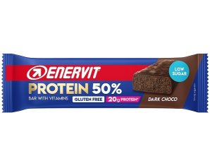 Enervit Protein 50% barretta proteica low sugar gusto dark-choco 40 grammi