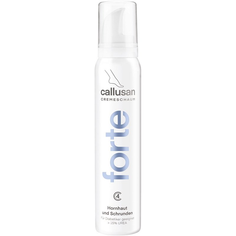 Callusan Forte schiuma crema 125 ml - mousse piedi con urea per calli e pelle ispessita