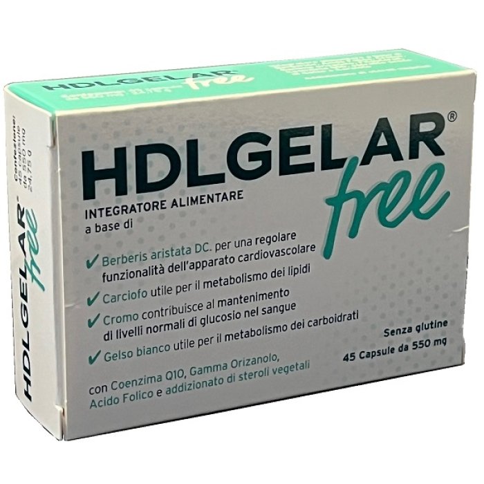 Hdlgelar Free 45 Capsule Integratore Alimentare Trattamento d’Urto per il Benessere Articolare Hdlgelar Free 45 Capsule Integratore Alimentare Trattamento d’Urto per il Benessere Articolare