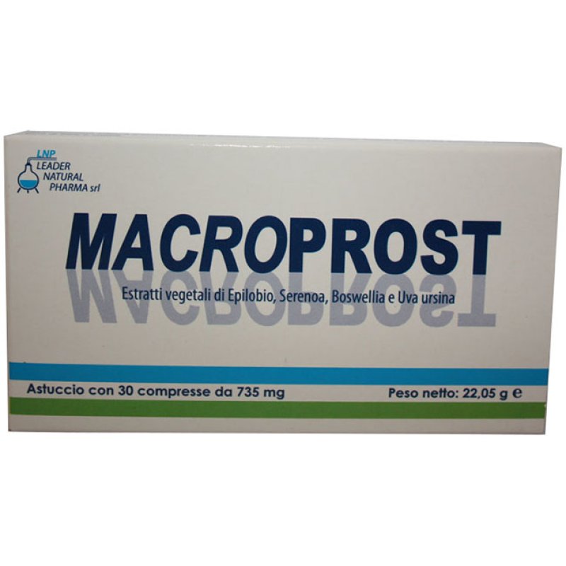 Leader Natural Pharma Macroprost 30 Compresse 31,5 G
