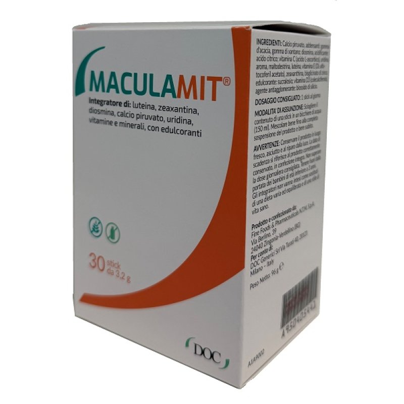 Maculamit Integratore Alimentare 30 Stick 96 g