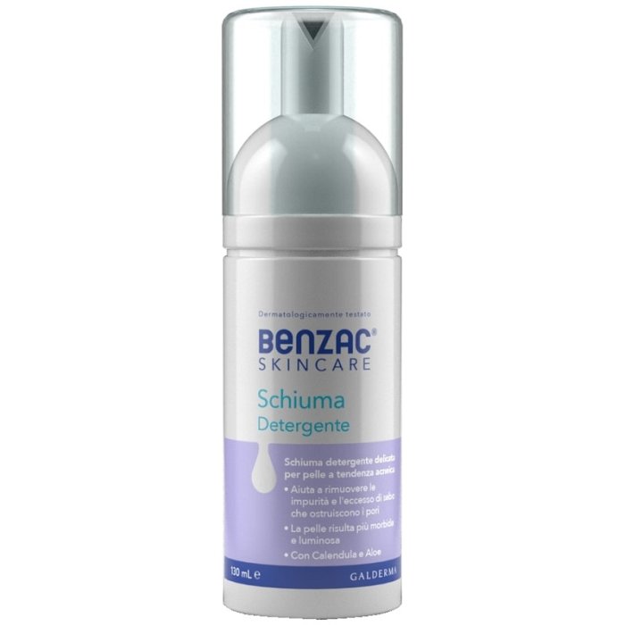 Benzac Schiuma Detergente Viso per Pelle Grassa e Acneica 150 ml Benzac Schiuma Detergente Viso per Pelle Grassa e Acneica 150 ml