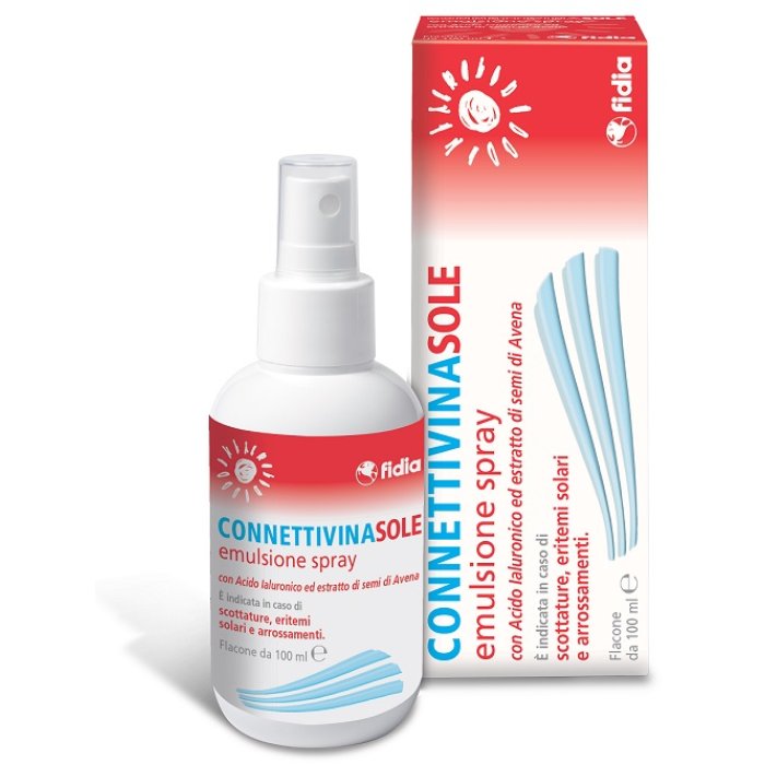 Connettivina Sole spray lenitiva con acido ialuronico e avena 100 ml Connettivina Sole spray lenitiva con acido ialuronico e avena 100 ml