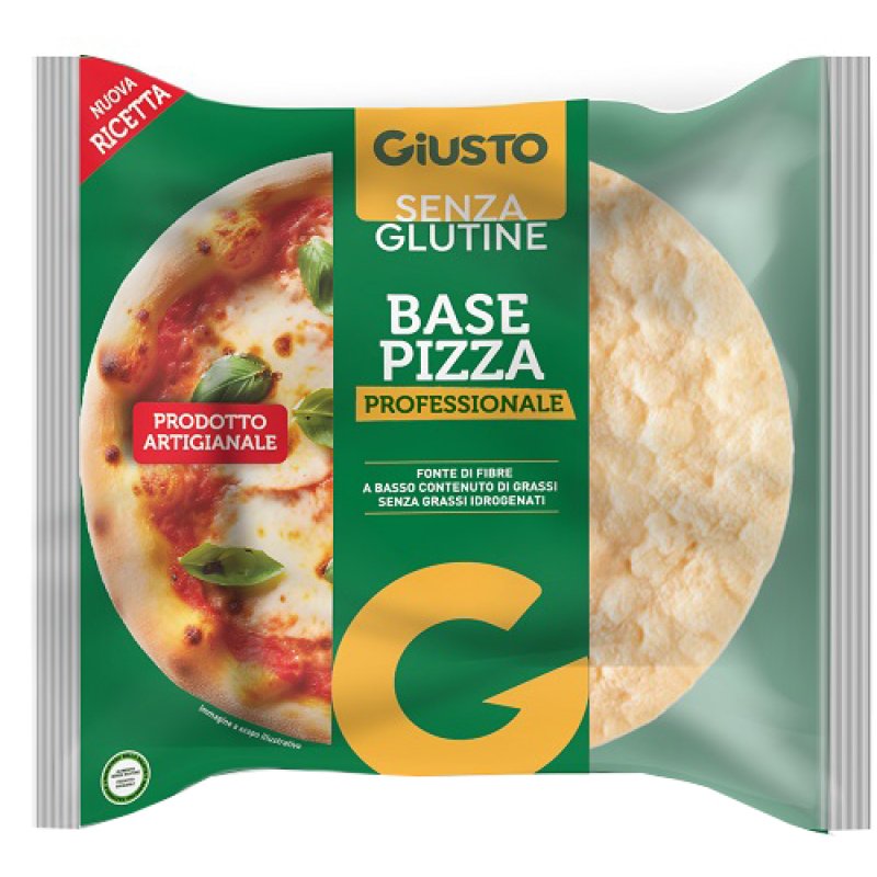 Giusto Base Pizza Professional Senza Glutine 951186889 – Base per Pizza Artigianale Pronta da Condire Giusto Base Pizza Professional Senza Glutine 951186889 – Base per Pizza Artigianale Pronta da Condire