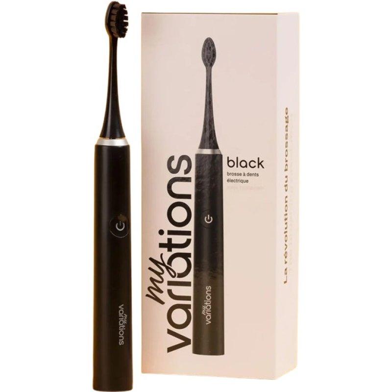 MYVARIANTIONS Spazzolino Elettrico Nero per Igiene Orale Quotidiana, Spazz Denti Uomo Donna MYVARIANTIONS Spazzolino Elettrico Nero per Igiene Orale Quotidiana, Spazz Denti Uomo Donna