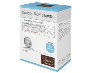 Fiocchi di Riso - Bipack Sapone Non Sapone Delicato Confezione 2 Pezzi
