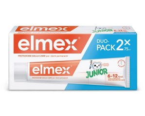 Elmex Junior 6-12 anni dentifricio per bambini duopack 2 x 75ml