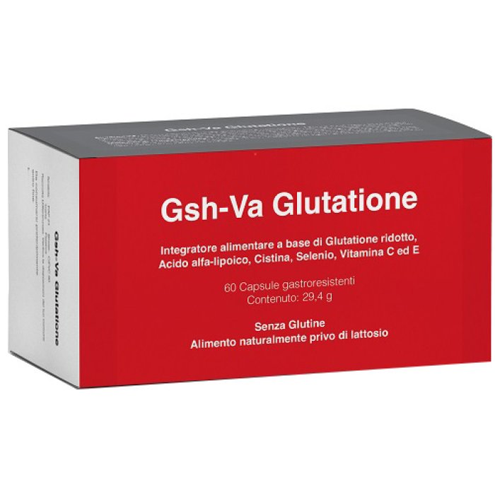 Integratore di Glutatione 60 Capsule Gastroresistenti per il Supporto Antiossidante