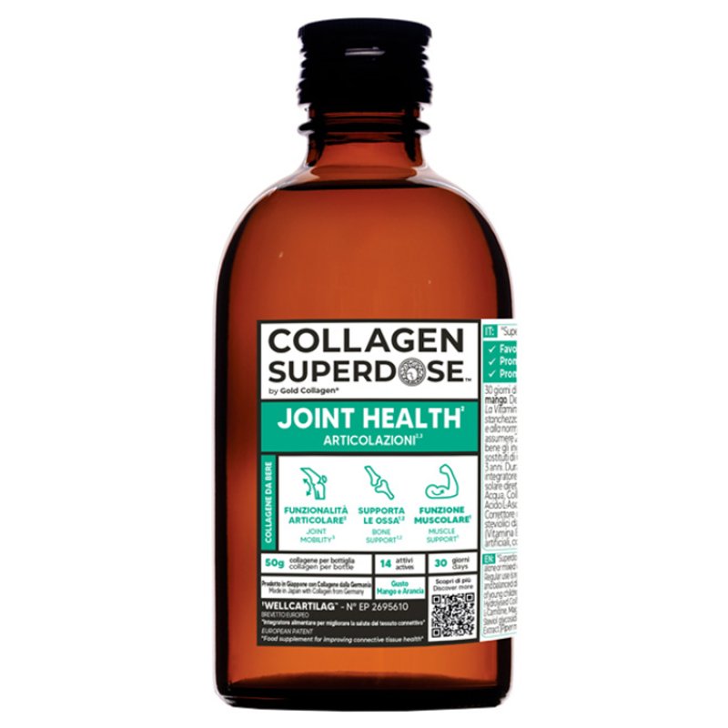 Gold Collagen Superdose - Joint Health Integratore Ossa e Articolazioni 300 ml