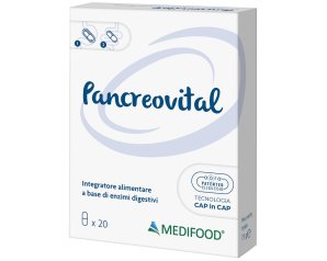 Pancreovital 20 Capsule Help Funzione Pancreatica per Cani e Gatti Integratore Supporto Digestivo Naturale