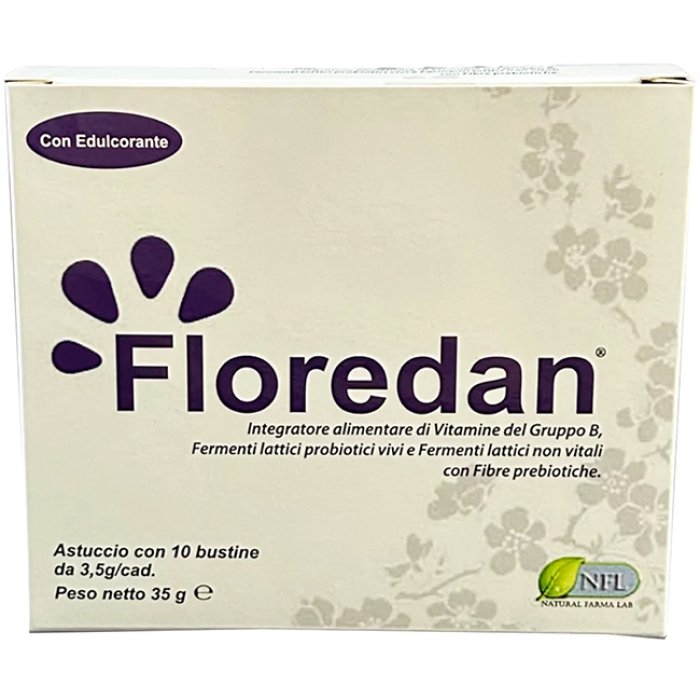 Floredan Integratore Probiotico 10 Buste da 3,5 g per Equilibrio della Flora Intestinale