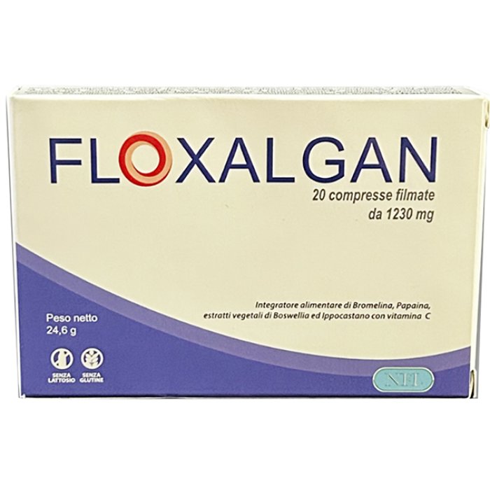 Natural Farma Lab Floxalgan 20 Compresse Rivestite Da 1,02 G