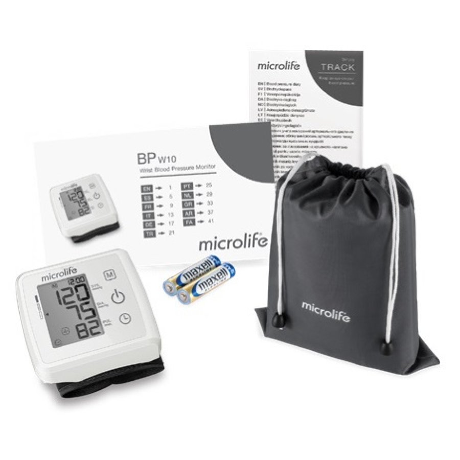 Microlife W10 misuratore di pressione - sfigmomanometro da polso digitale Microlife W10 misuratore di pressione - sfigmomanometro da polso digitale