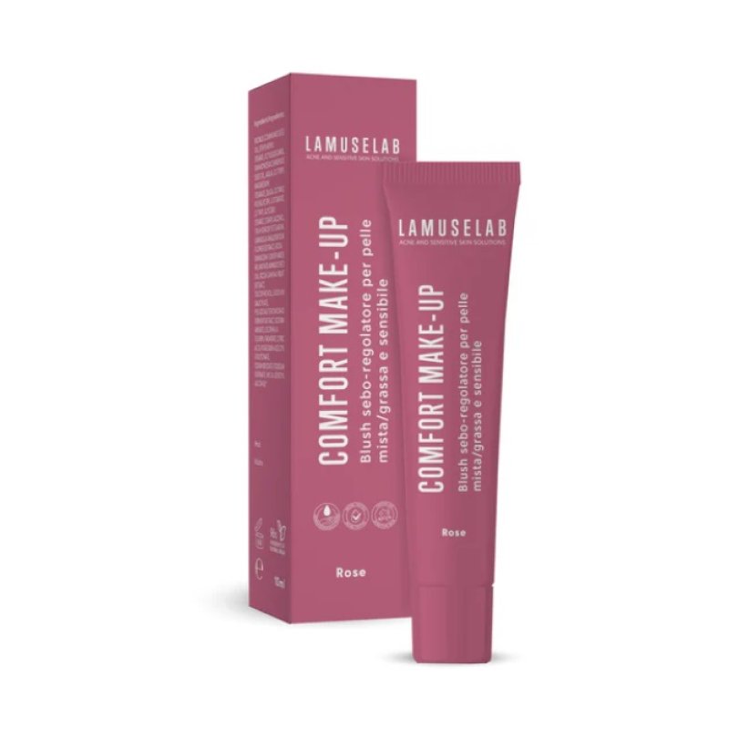LaMuseLab Comfort Make Up - Blush Seboregolatore colore Rosato 10 ml LaMuseLab Comfort Make Up - Blush Seboregolatore colore Rosato 10 ml
