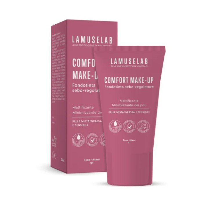 Lamuselab fondotinta tono chiaro 30 ml Lamuselab fondotinta tono chiaro 30 ml
