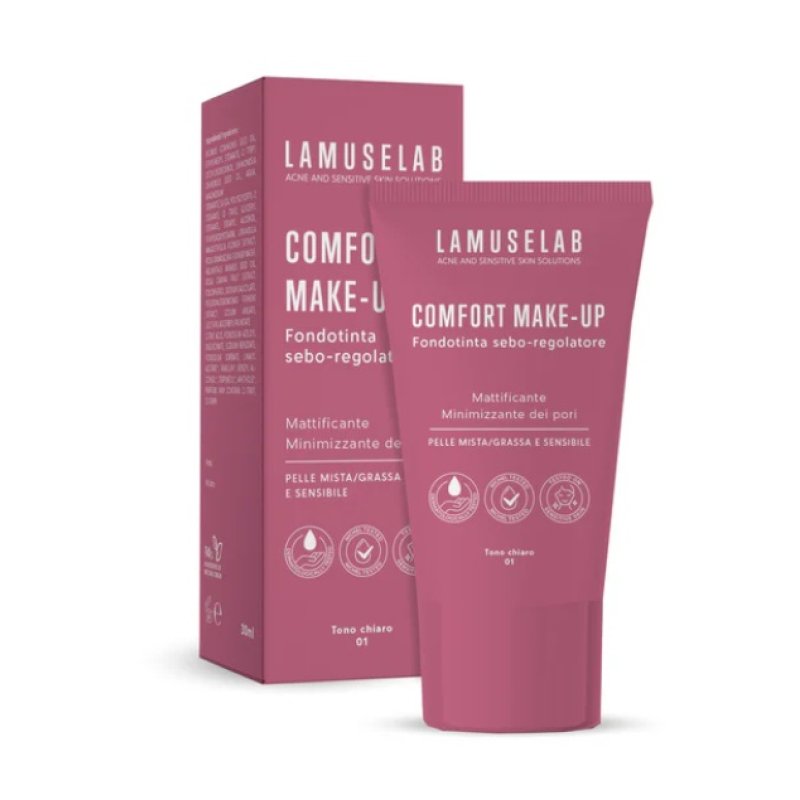 Lamuselab fondotinta tono chiaro 30 ml Lamuselab fondotinta tono chiaro 30 ml