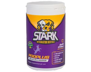 Stark Pooplus Soft Chews 60 Bocconcini Morbidi per Cani – Integratore per Benessere Intestinale e Feci Compatte