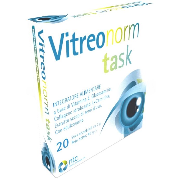 Vitreonorm Task 20 stick - integratore per benessere della retina e funzionalit&Atilde;&nbsp; visiva