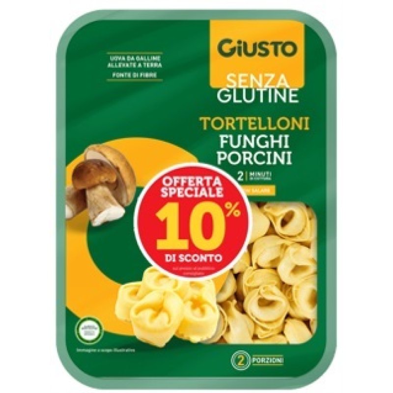 Giusto Senza Glutine Tortelloni Fun 250 g Pasta Fresca Ripiena Giusto Senza Glutine Tortelloni Fun 250 g Pasta Fresca Ripiena