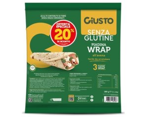 GIUSTO S/G WRAP PIAD AVENA180G