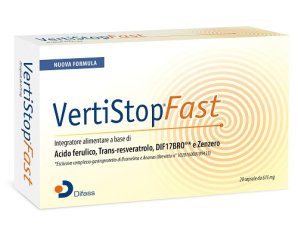 Vertistop Fast 20 Capsule Icons Integratore per Vertigini, Nausea e Disturbi dell’Equilibrio