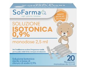 SOLUZ SALINA 0,9% 20FL 2,5ML SF+