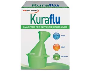PoolPharma  Apparato Respiratorio Kuraflu Inalatore per Vapori Balsamici