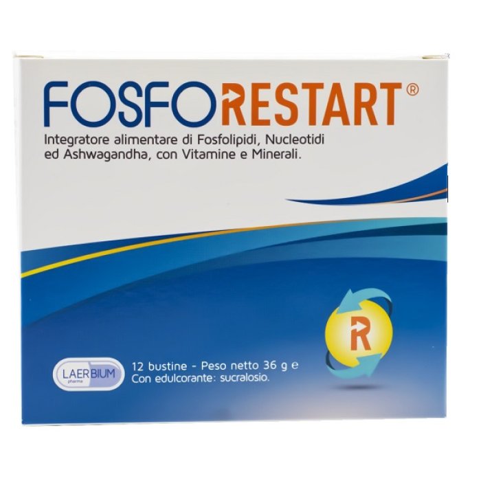 Fosforestart 12 bustine - integratore con fosfoserina e vitamine per memoria e concentrazione Fosforestart 12 bustine - integratore con fosfoserina e vitamine per memoria e concentrazione