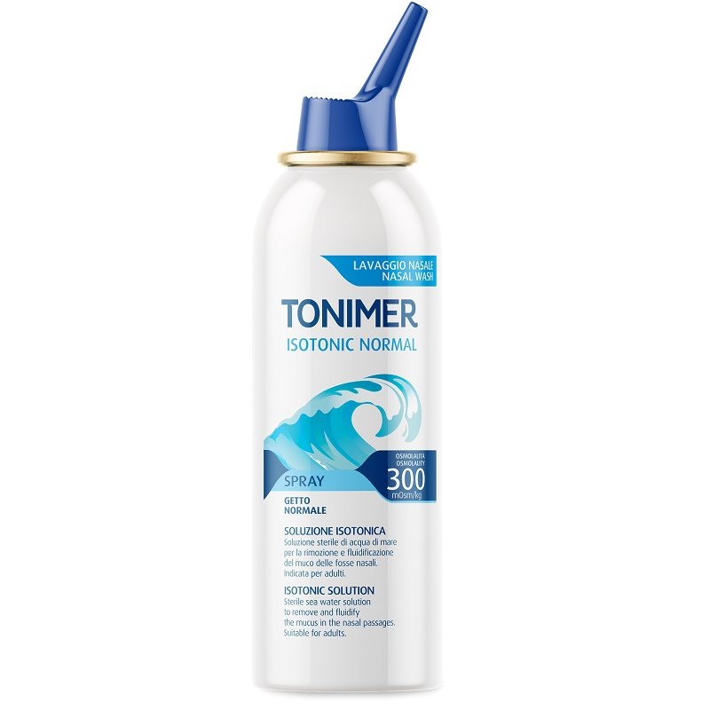 Tonimer Isotonic 300 ml + 100 ml - spray nasale isotonico per igiene quotidiana del naso