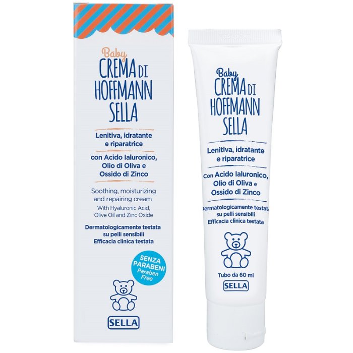 Baby crema Hoffmann Sella 60 ml - pasta protettiva lenitiva cambio pannolino