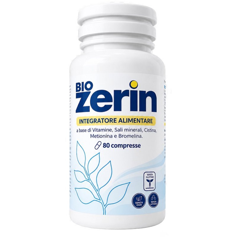 Biozerin 80 Compresse ACME &ndash; Integratore per Pelle Impura e Controllo dell&rsquo;Acne, Formula Keraskin Purificante