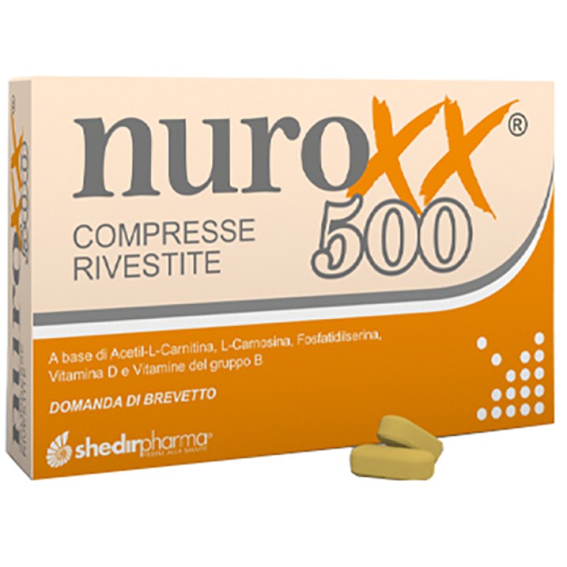Nuroxx 500 – integratore alimentare con acetil-L-carnitina e vitamine del gruppo B 30 compresse Nuroxx 500 – integratore alimentare con acetil-L-carnitina e vitamine del gruppo B 30 compresse