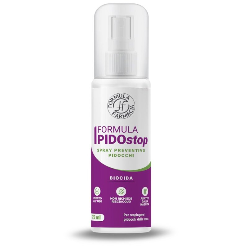 Formula Pidostop spray 75 ml - spray antipidocchi per capelli e cuoio capelluto