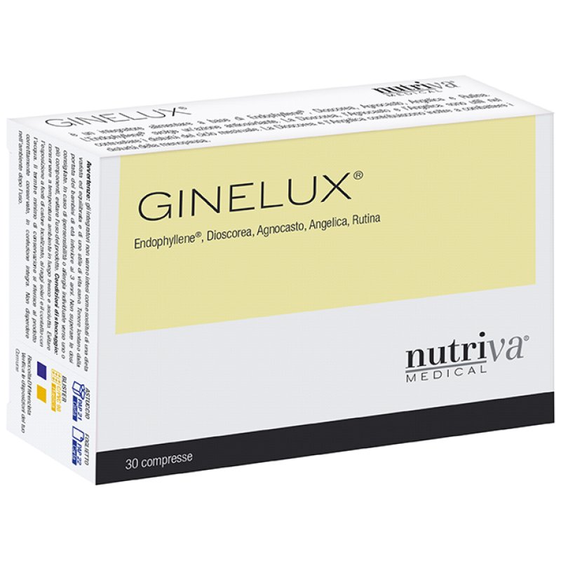 Ginélux Integratore per il Benessere Intimo Femminile 30 Compresse Ginélux Integratore per il Benessere Intimo Femminile 30 Compresse