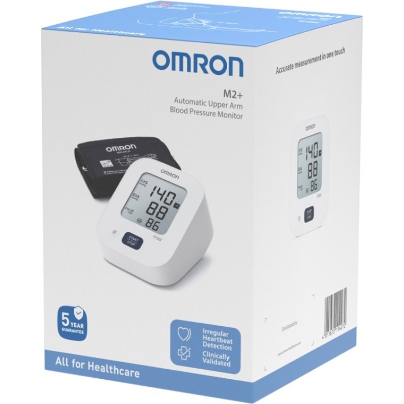 Omron M2 Misuratore di Pressione da Braccio &ndash; Sfigmomanometro Digitale Automatico per Uso Domestico Clinicamente Validato