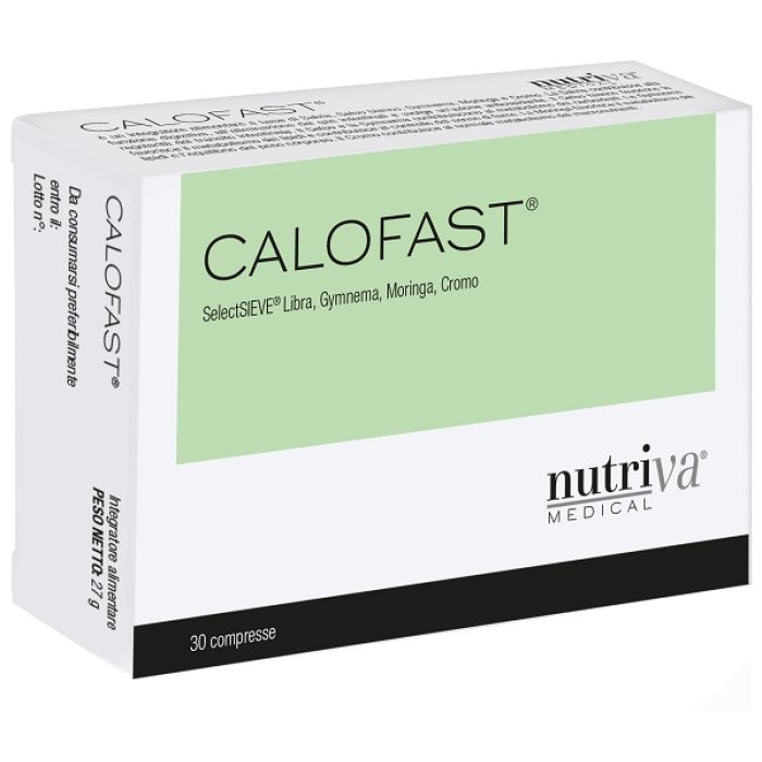 Calofast Integratore per Controllo del Peso 30 Compresse Dimagrante per Metabolismo Attivo e Riduzione dell&rsquo;Appetito