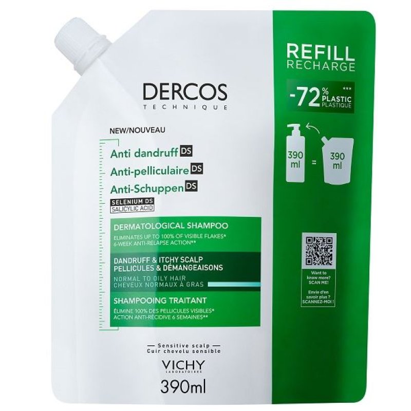 Vichy Dercos Technique shampoo antiforfora per capelli grassi