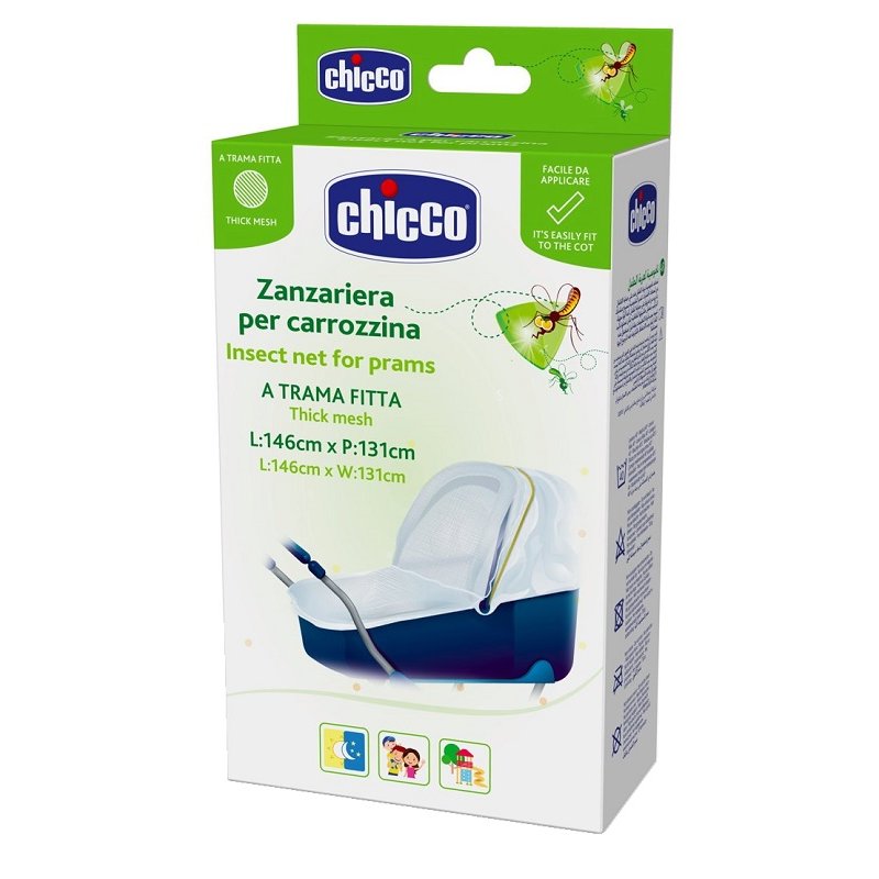 Chicco Zanzariera per Carrozzina Neonato Universale &ndash; Rete Protettiva Antizanzare per Passeggino e Culla