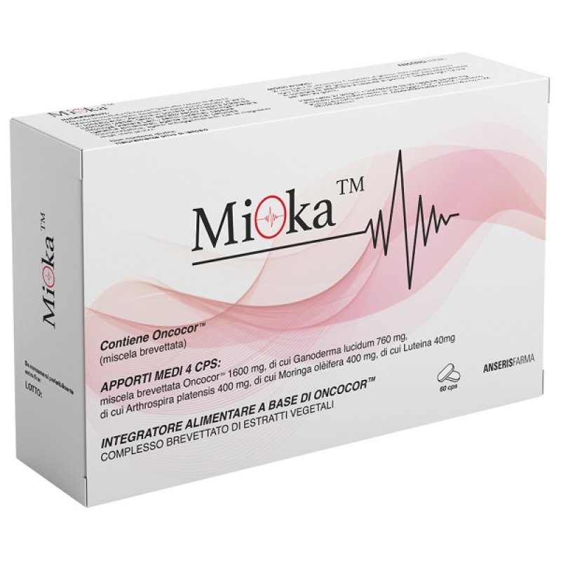 Mioka 60 compresse - integratore con magnesio e vitamina B6 per sistema nervoso Mioka 60 compresse - integratore con magnesio e vitamina B6 per sistema nervoso