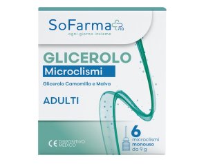 Glicerolo Microclisma adulti 9 g 6 pezzi - microclismi di glicerolo per la stitichezza occasionale