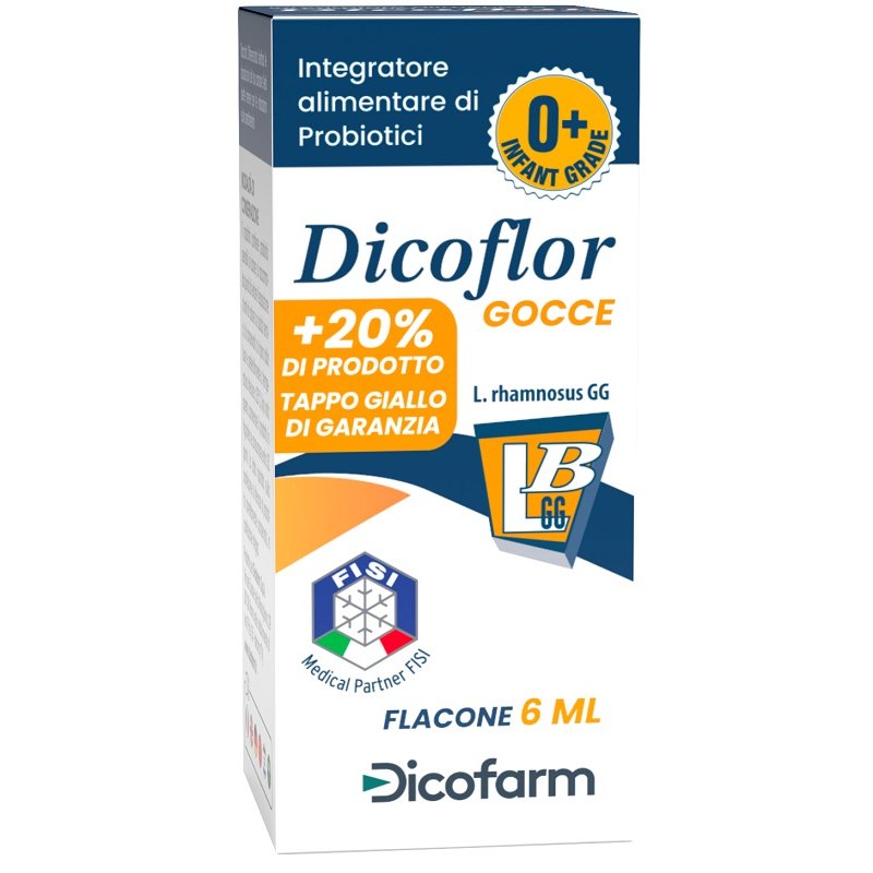 Dicoflor gocce 6 ml probiotico per la flora intestinale