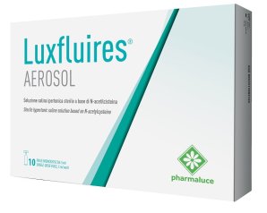 Luxfluires Soluzione per Aerosol 10 Fiale da 5 Millilitri per il Trattamento delle Vie Respiratorie
