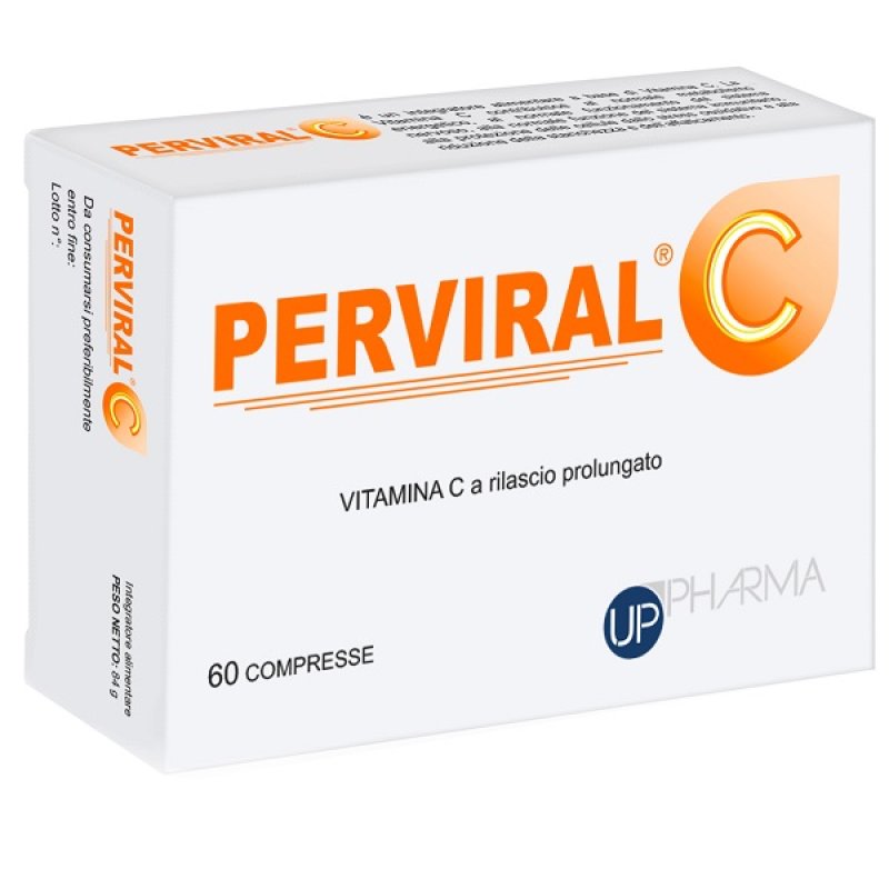 Perviral C Integratore per le Difese Immunitarie con Vitamina C 60 Compresse Perviral C Integratore per le Difese Immunitarie con Vitamina C 60 Compresse